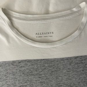 white allsaints t-shirt